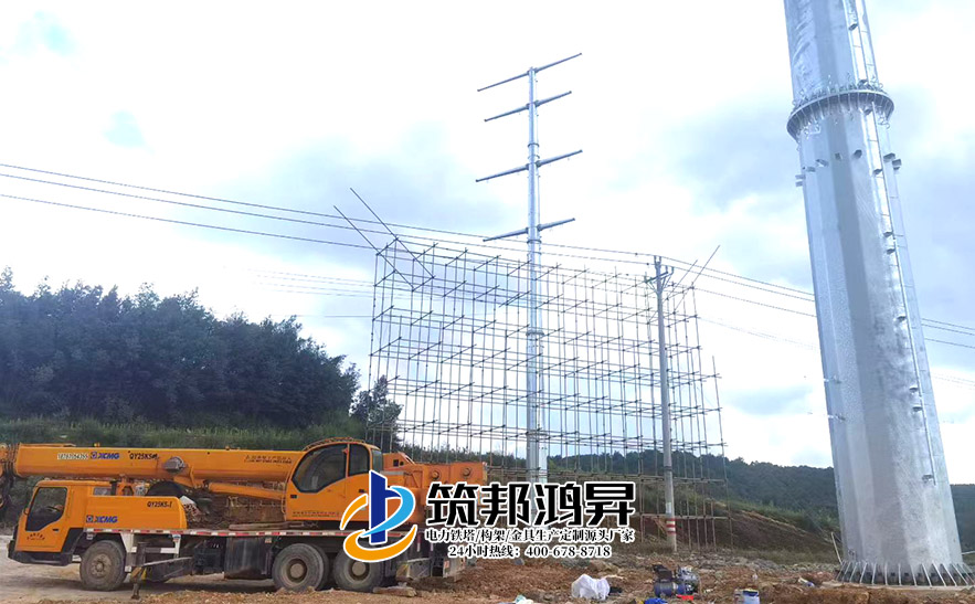 筑邦鸿昇电力铁塔助力云南曲靖400MW/800MWh独立共享储能电站：共筑绿色能源新标杆