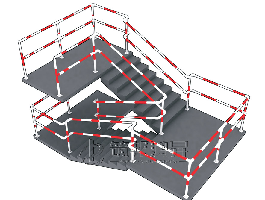 工地楼梯防护栏杆