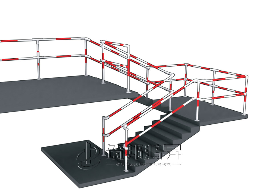 建筑工地楼梯防护栏杆